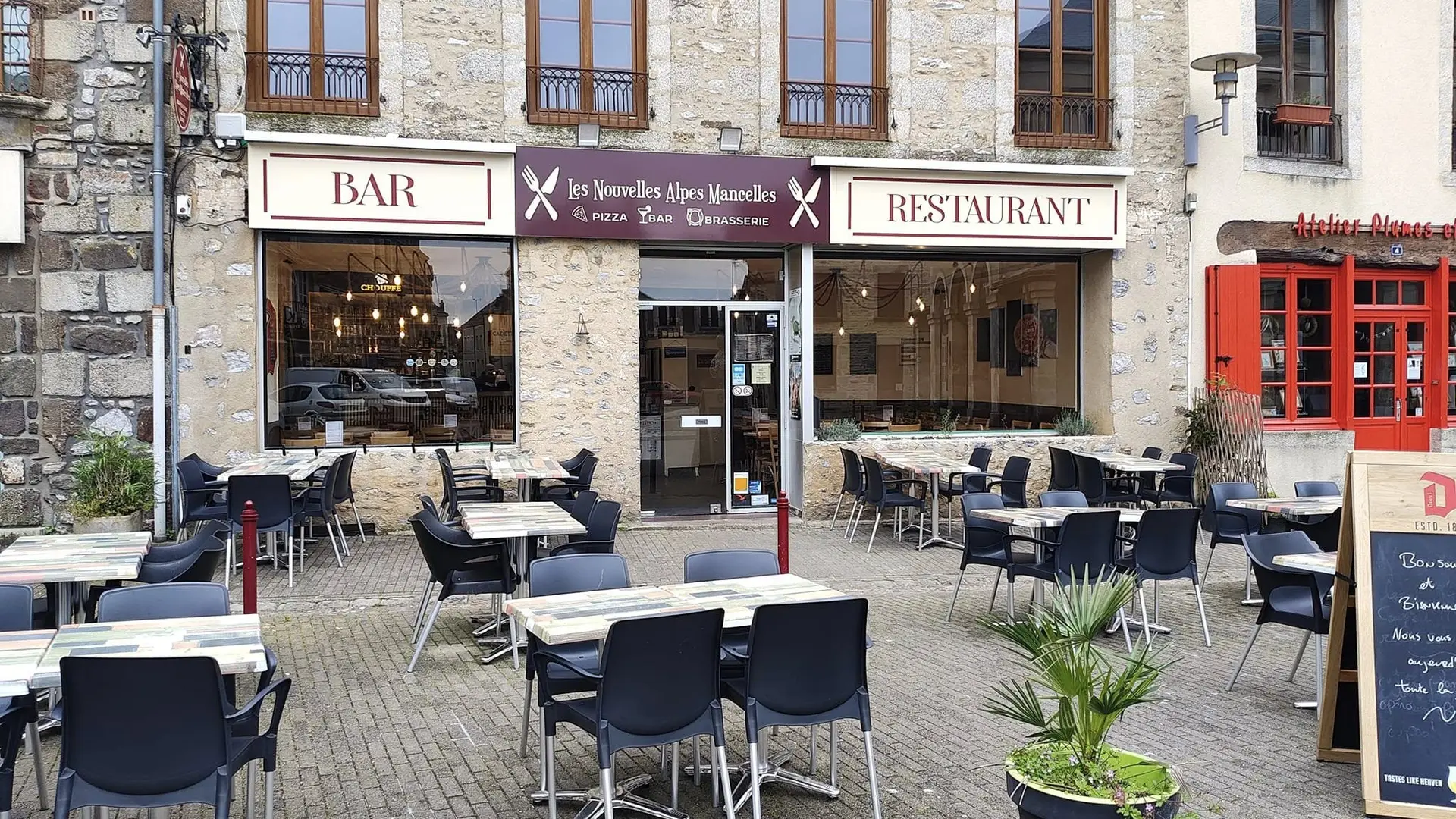 Restaurant Les Nouvelles Alpes Mancelles - Fresnay-sur-Sarthe - terrasse