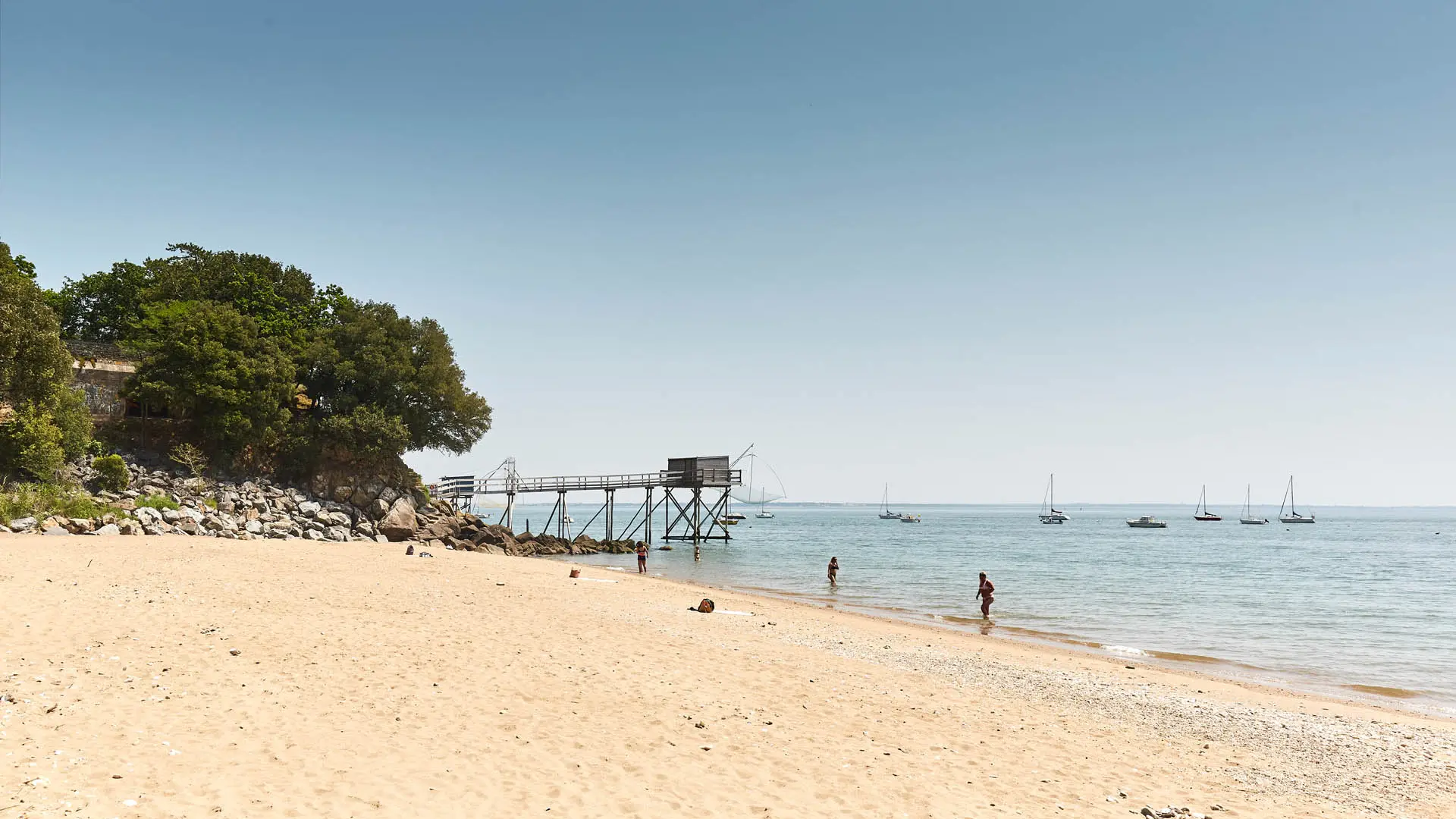 Plage de Trébézy à Saint-Nazaire