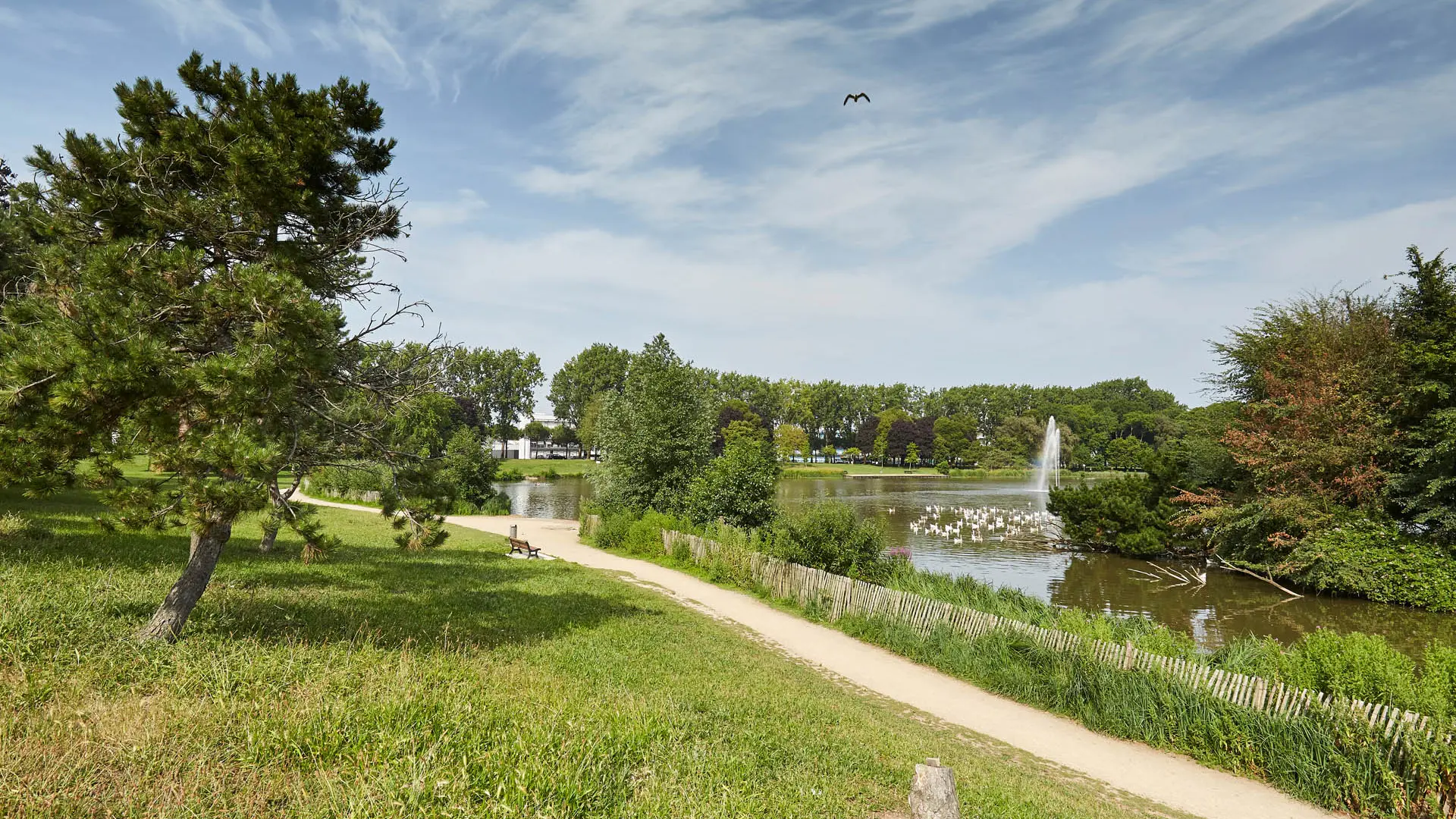 Parc paysager de Saint-Nazaire et son étang