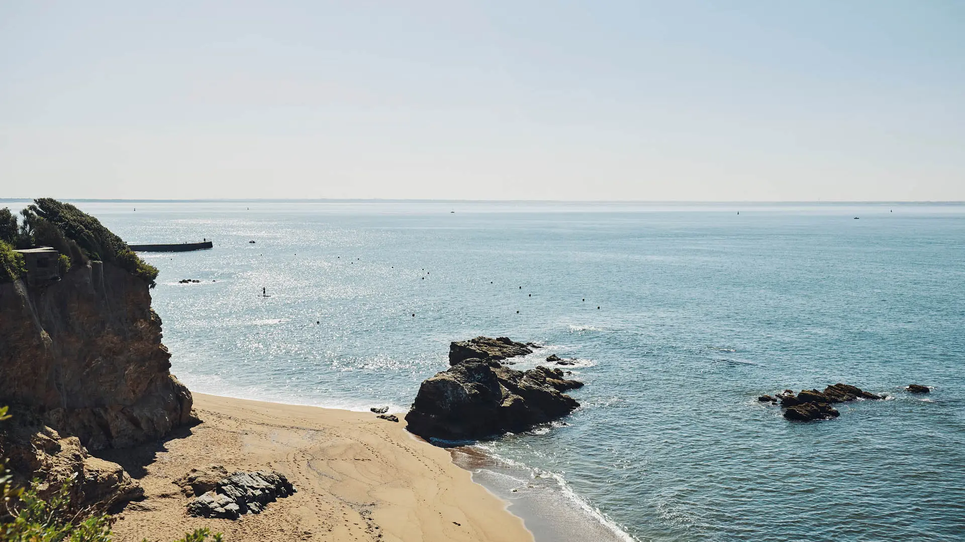 Plage de Saint-Eugène, une petite crique à Saint-Nazaire