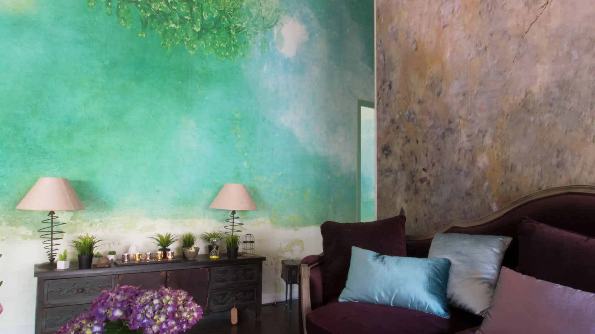 Salon Bruyère Chambres d'hôtes La Haute Forge II