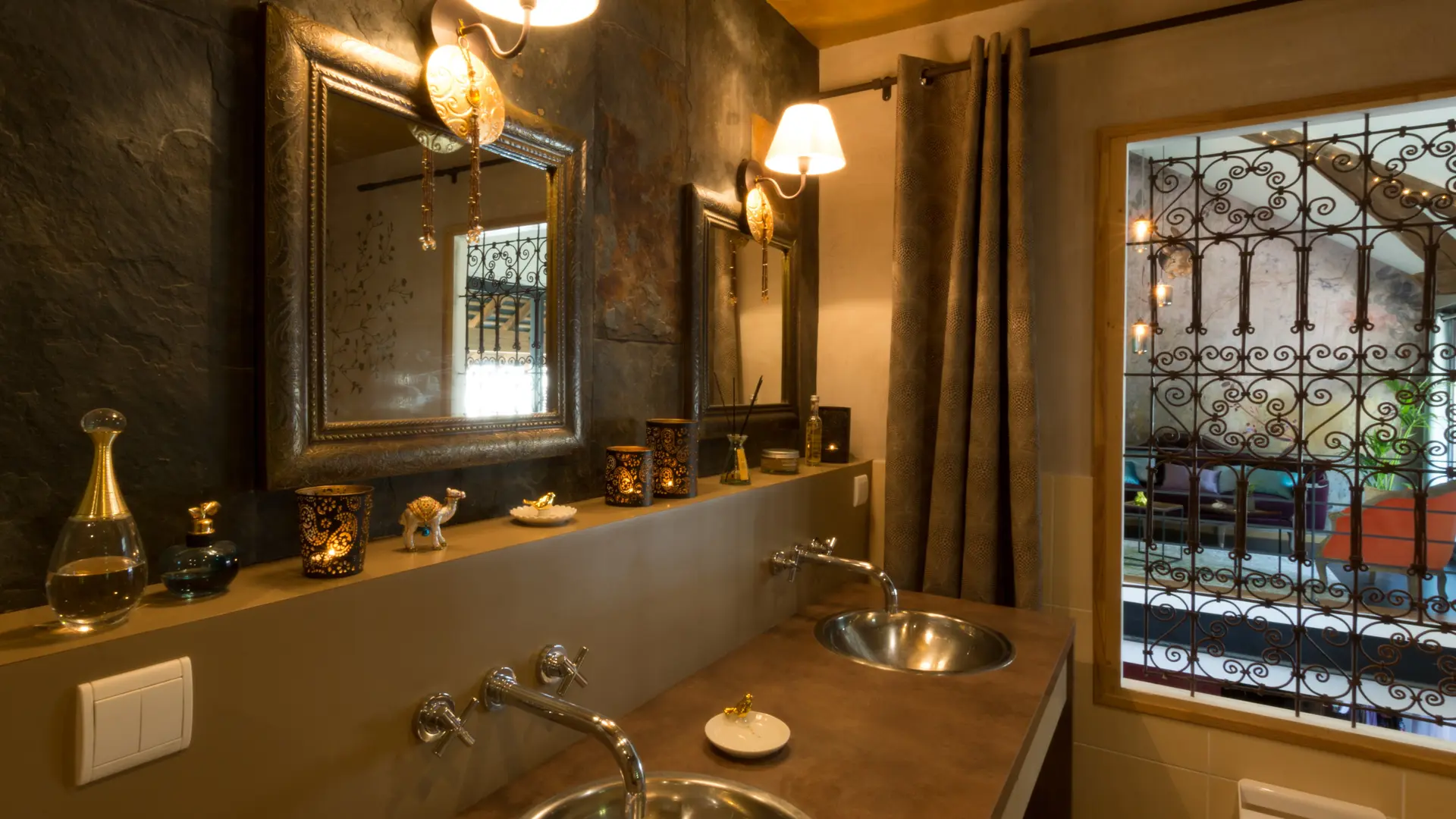 Suite Voyage Salle de Bain Chambres d'hôtes La Haute Forge I