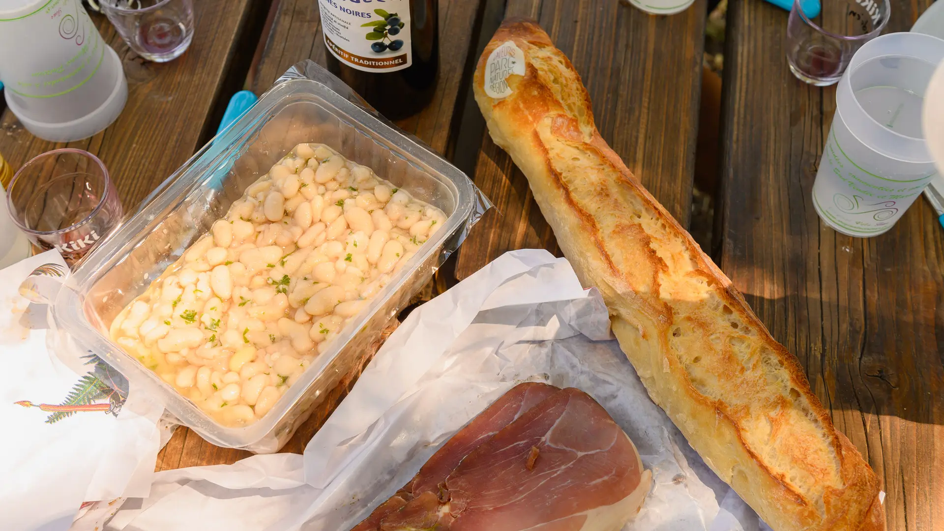 Pique nique de produits régionaux