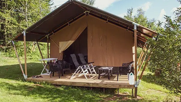 Tente safari - camping Etruyère - La Tardière - 85