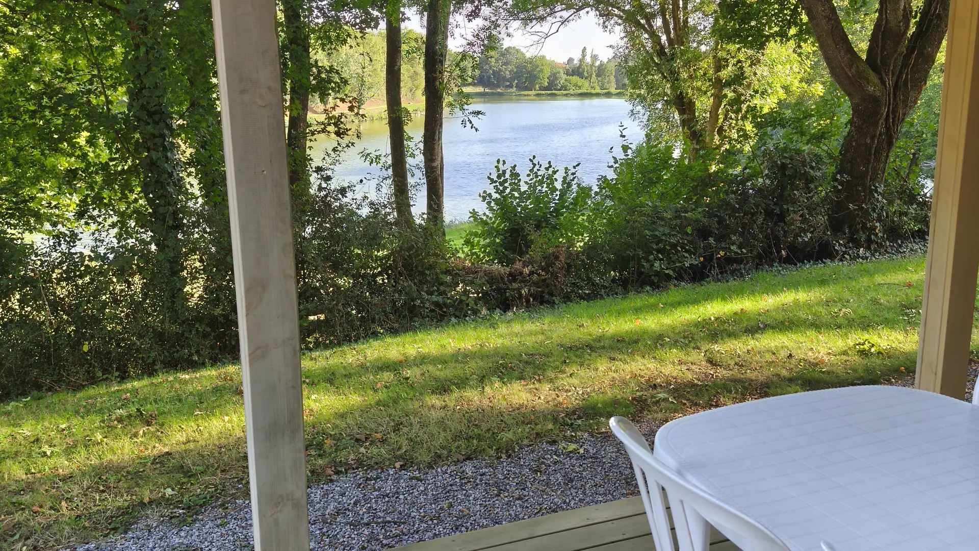 Vue Terrasse Chalet Lac