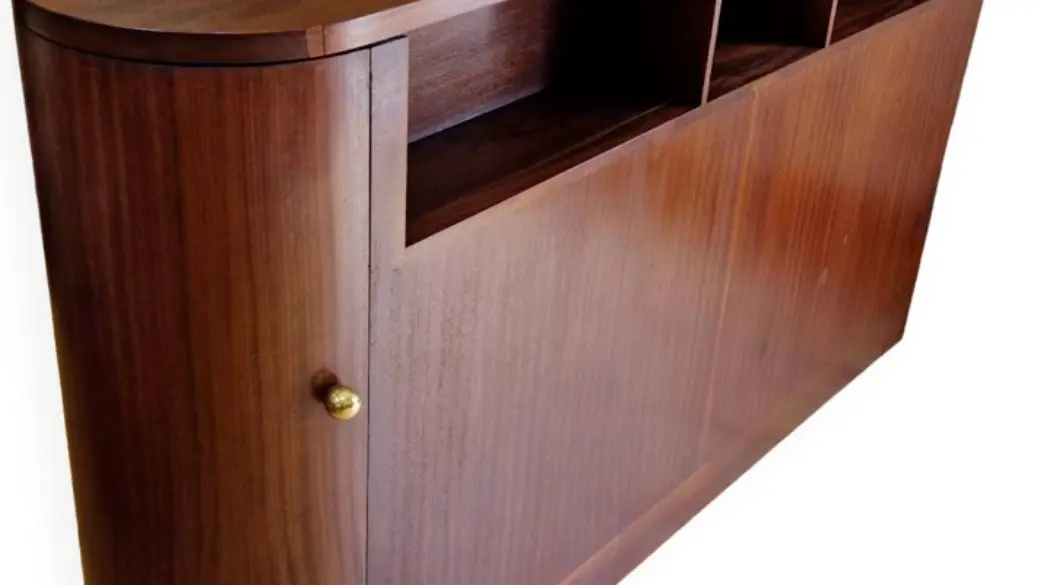 bibus art déco en acajou