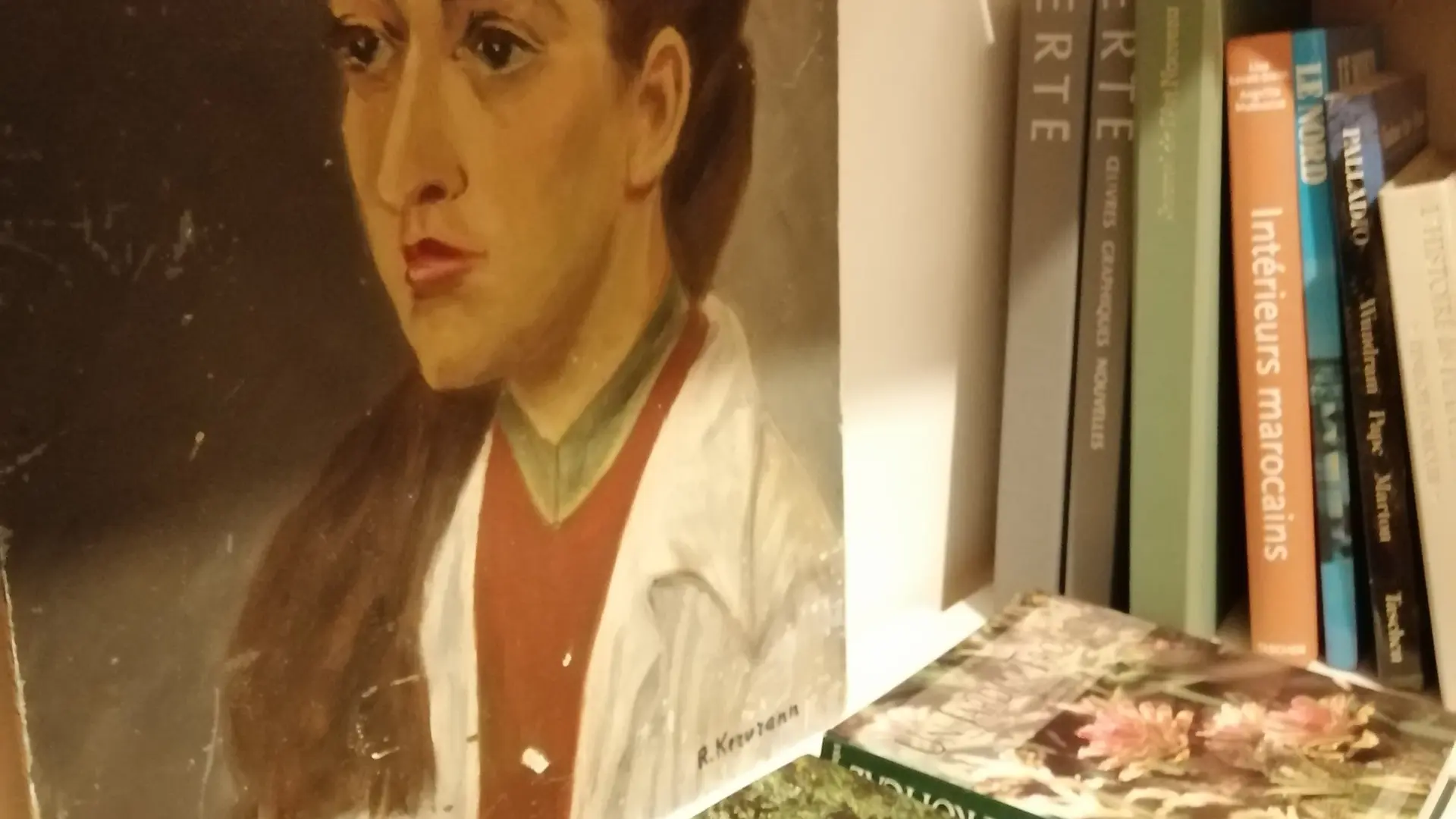 Bibliothèque et cabinet de curiosité insolite