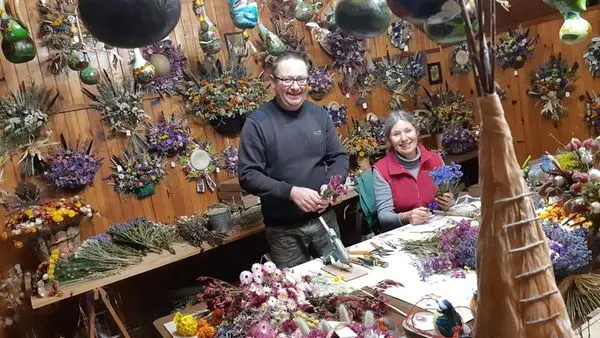 L'atelier boutique de fleurs séchées