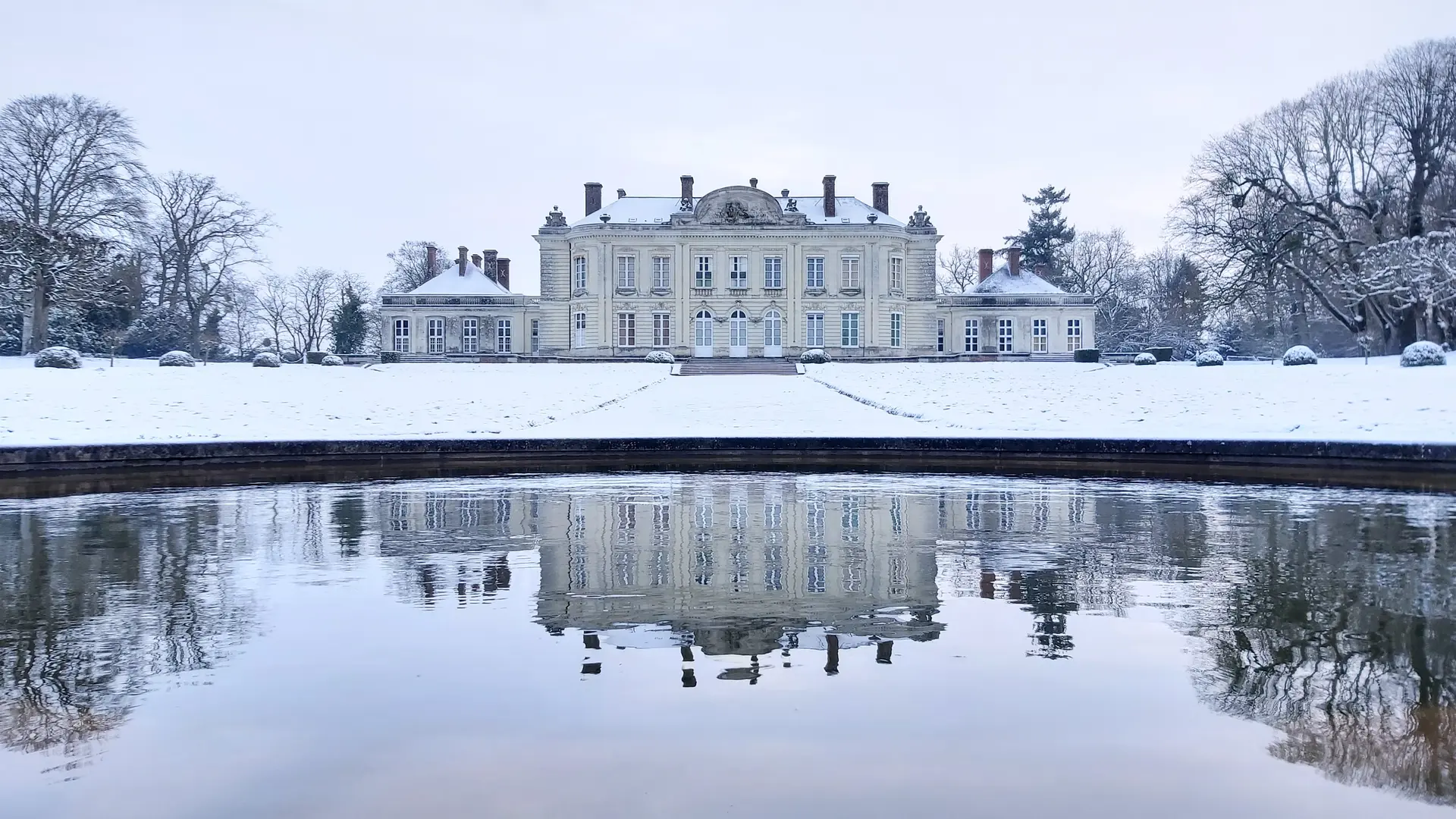 le château de Craon en hiver