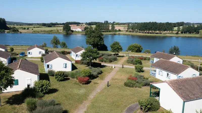 Chalets vue aérienne