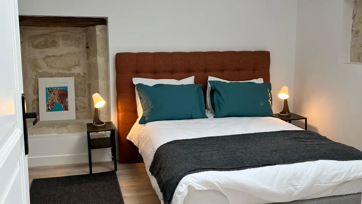 chambre 2 Queen - gite le jardin des bosquets 85 auchay-sur-vendée