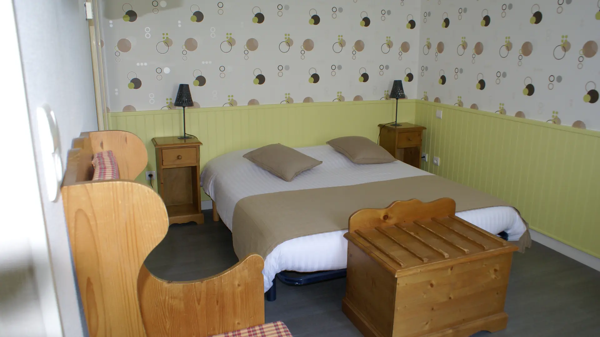 chambre double climatisée