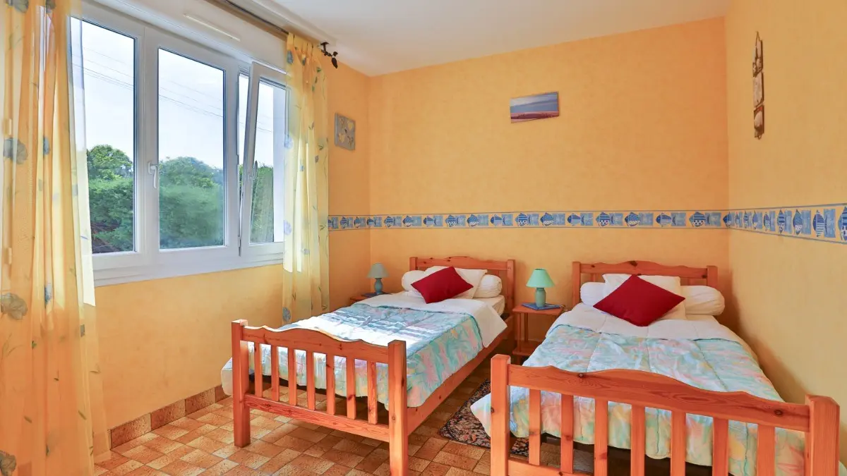 162450 - Chambre 2 avec 2 lits en 90