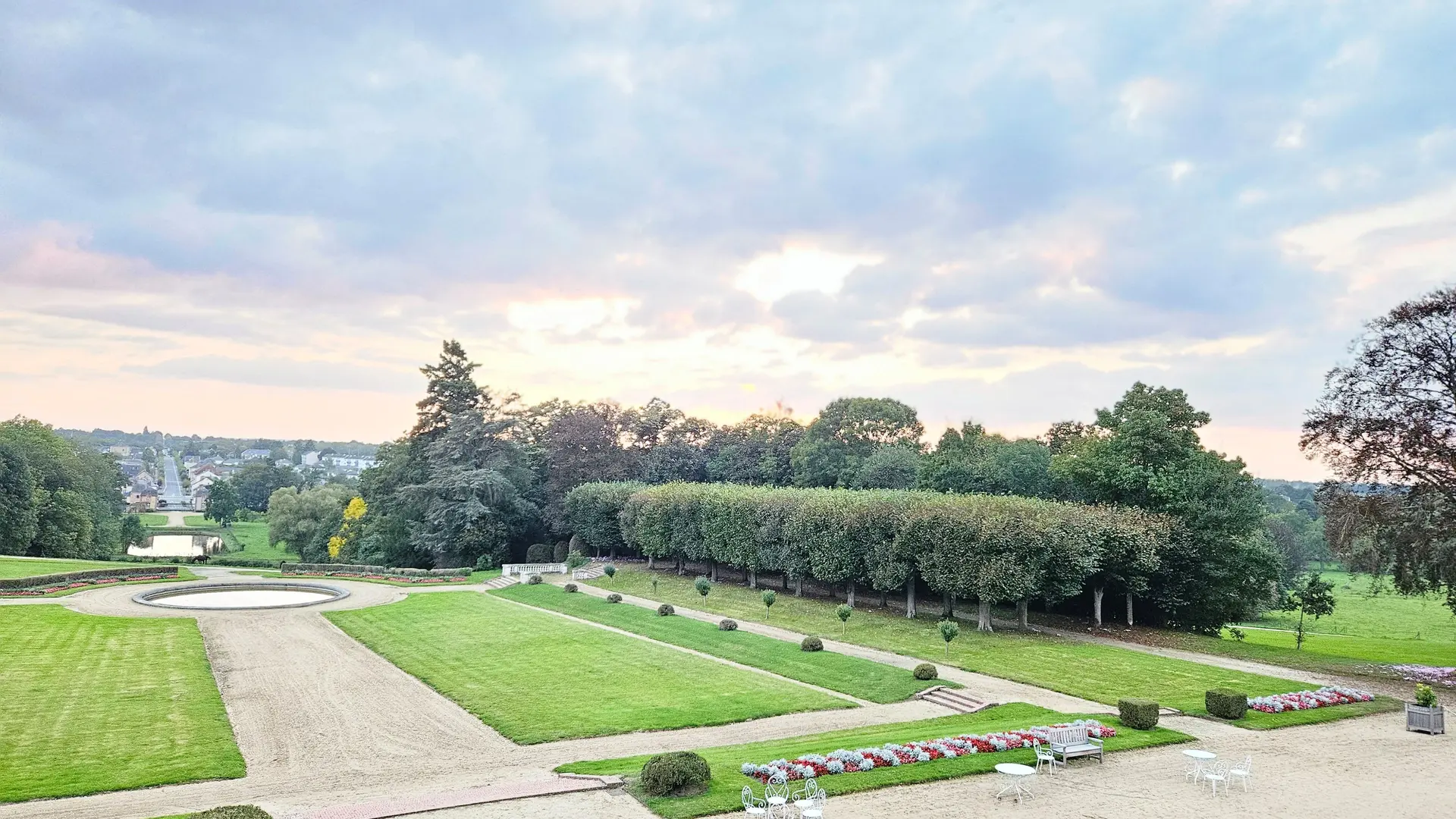 jardin à la française du château de Craon