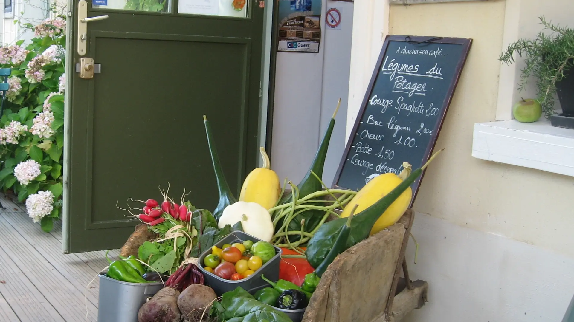 Légumes du potager du Domaine du Gasseau