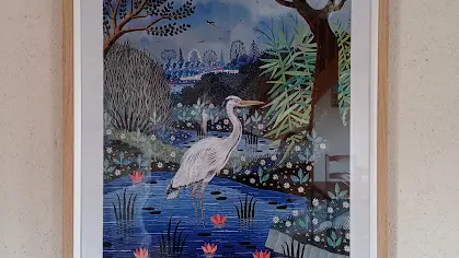 maison du heron fou affiche