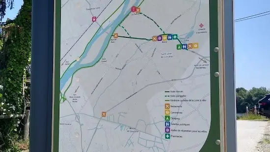 panneau itineaire velo 1 st julien de concelles