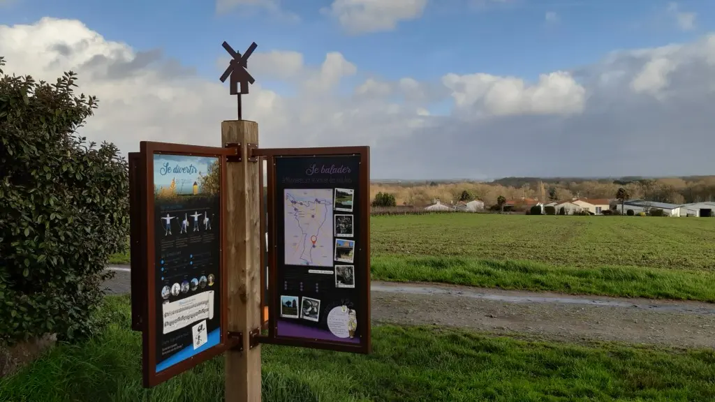Point de vue au Moulin de la Minière à Monnières