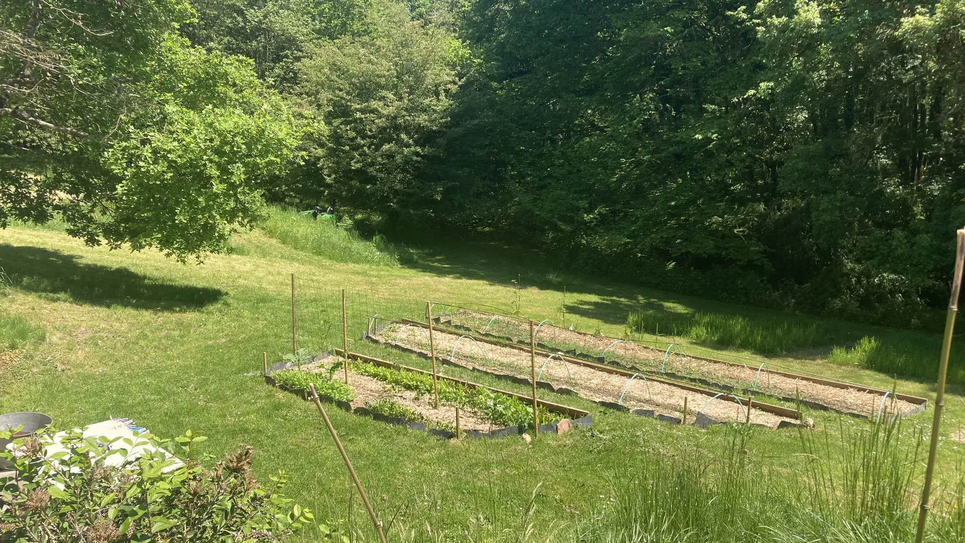 Chambres et table d'hôtes Le Vaux Jouin_jardin