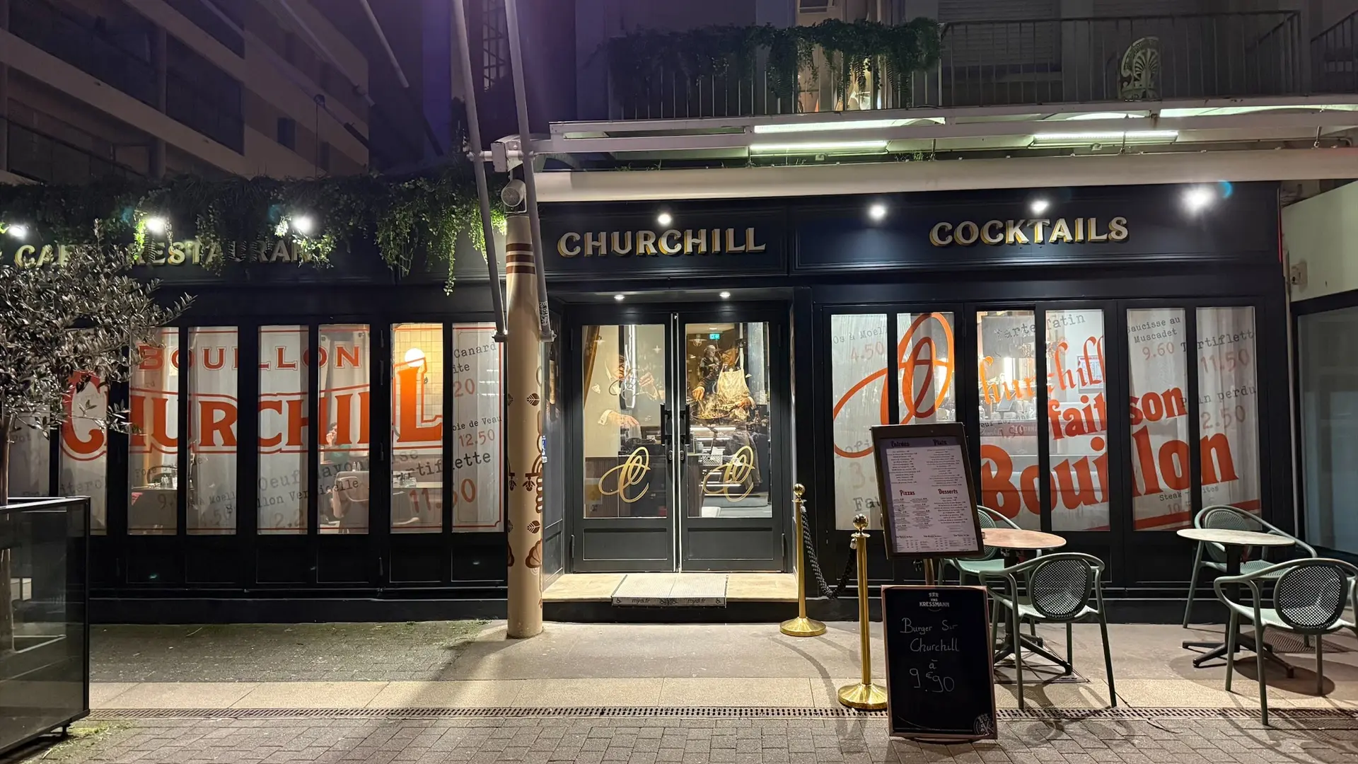 Churchill fait son bouillon