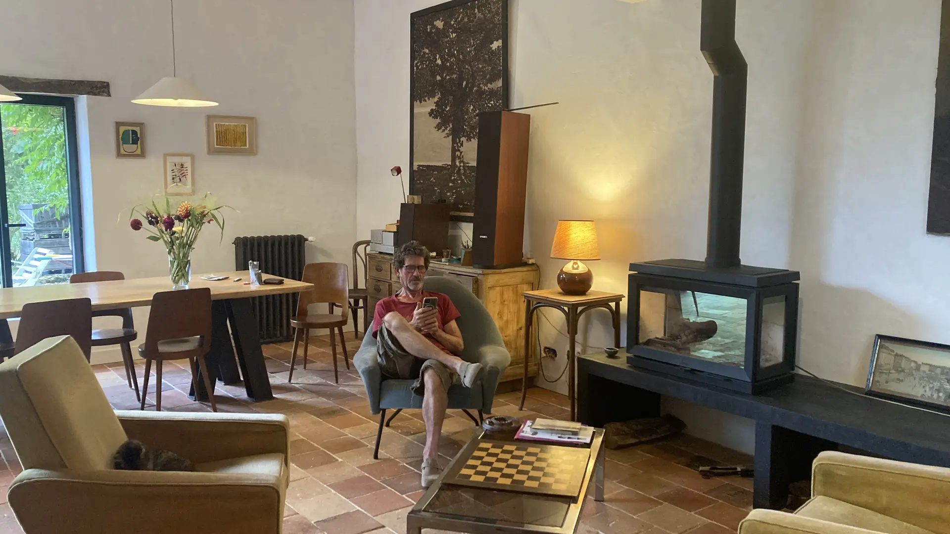 Chambres et table d'hôtes Le Vaux Jouin_sejour