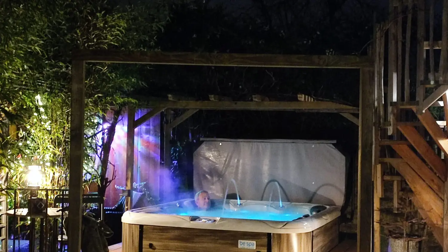 Le Spa dans le jardin