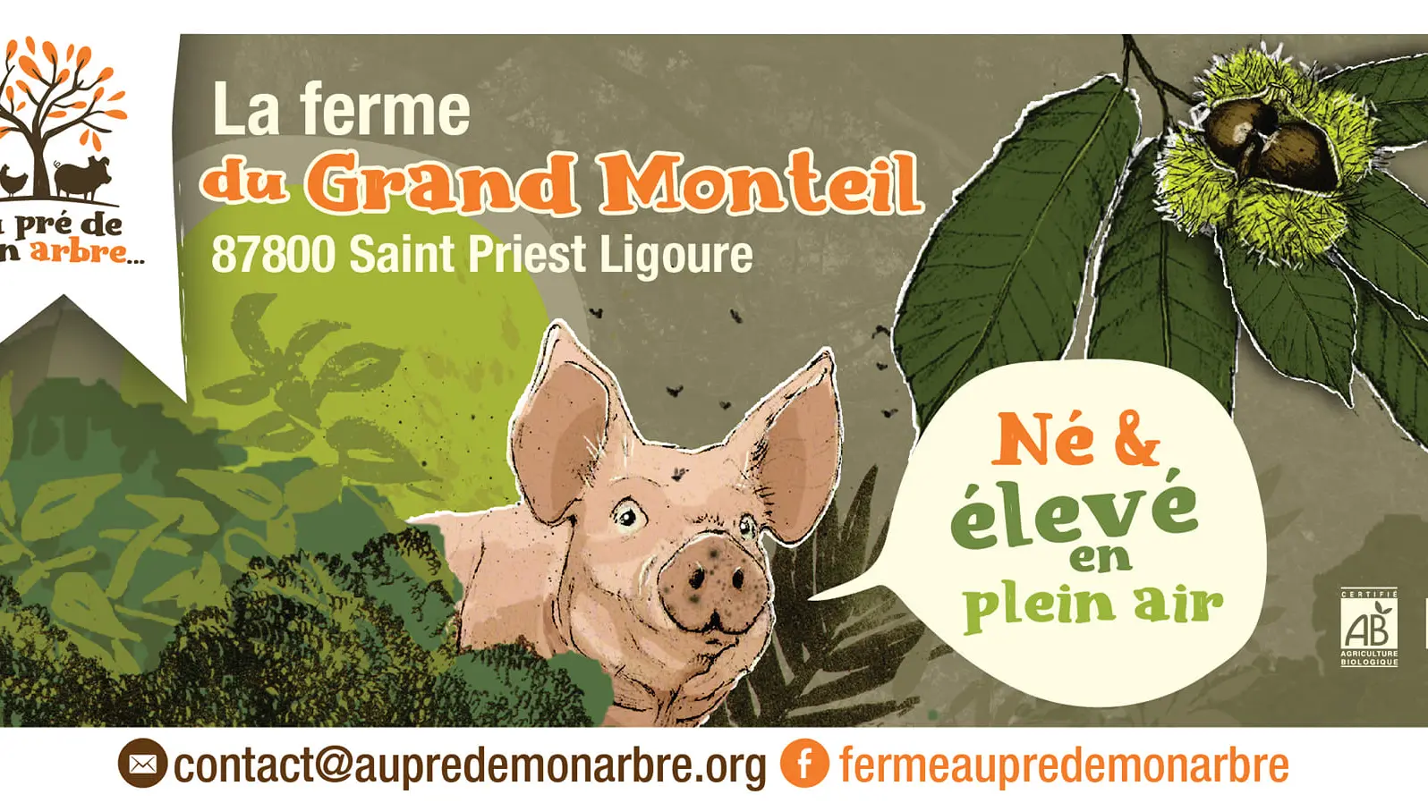 Ferme Au pré de mon arbre - Saint-Priest-Ligoure