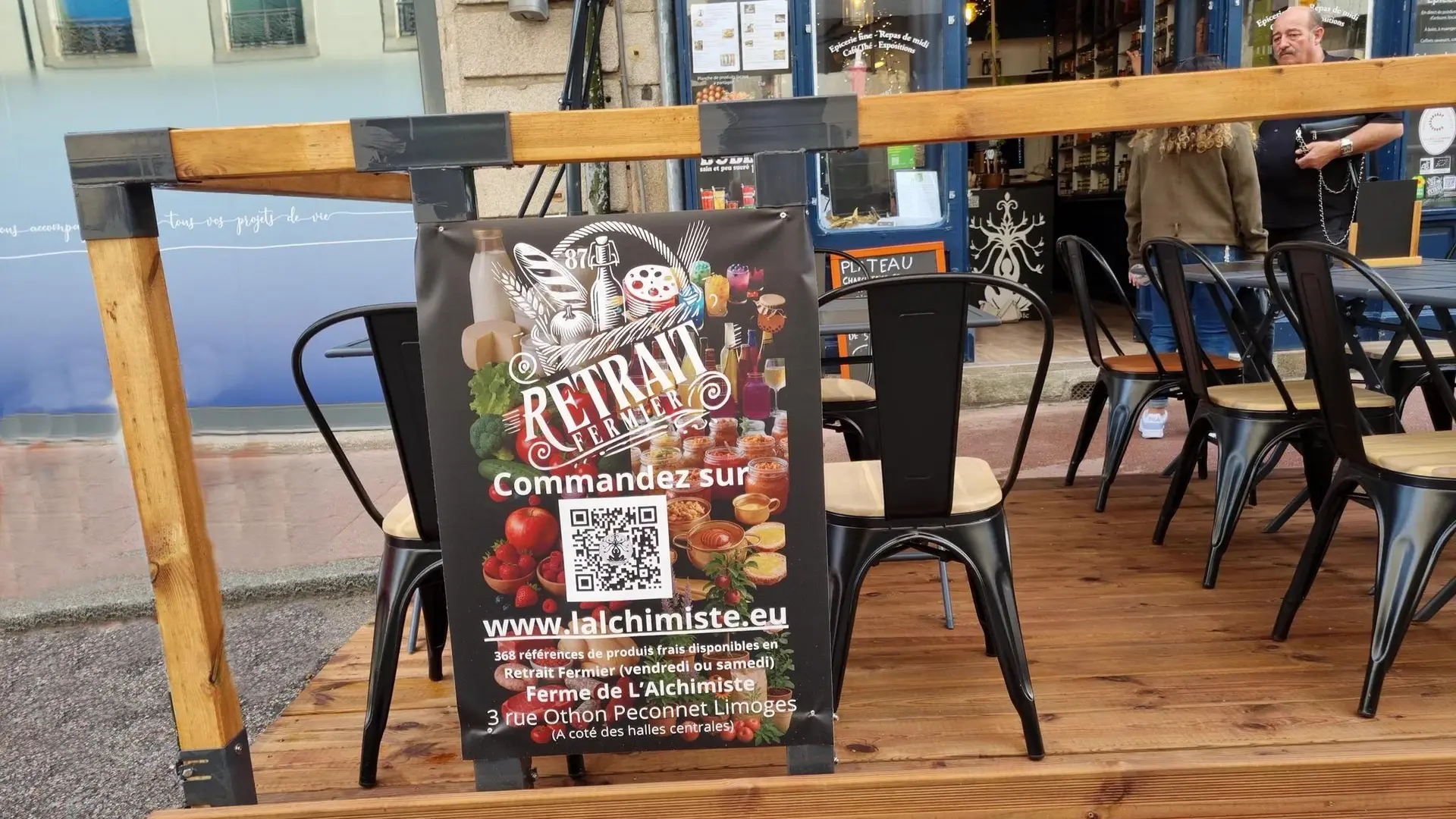 Panneau retrait fermier