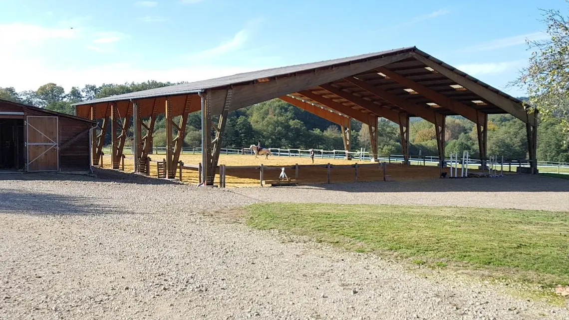 Manège et carrière en piste fibrée. Possibilité de vous accueillir avec votre cheval_42