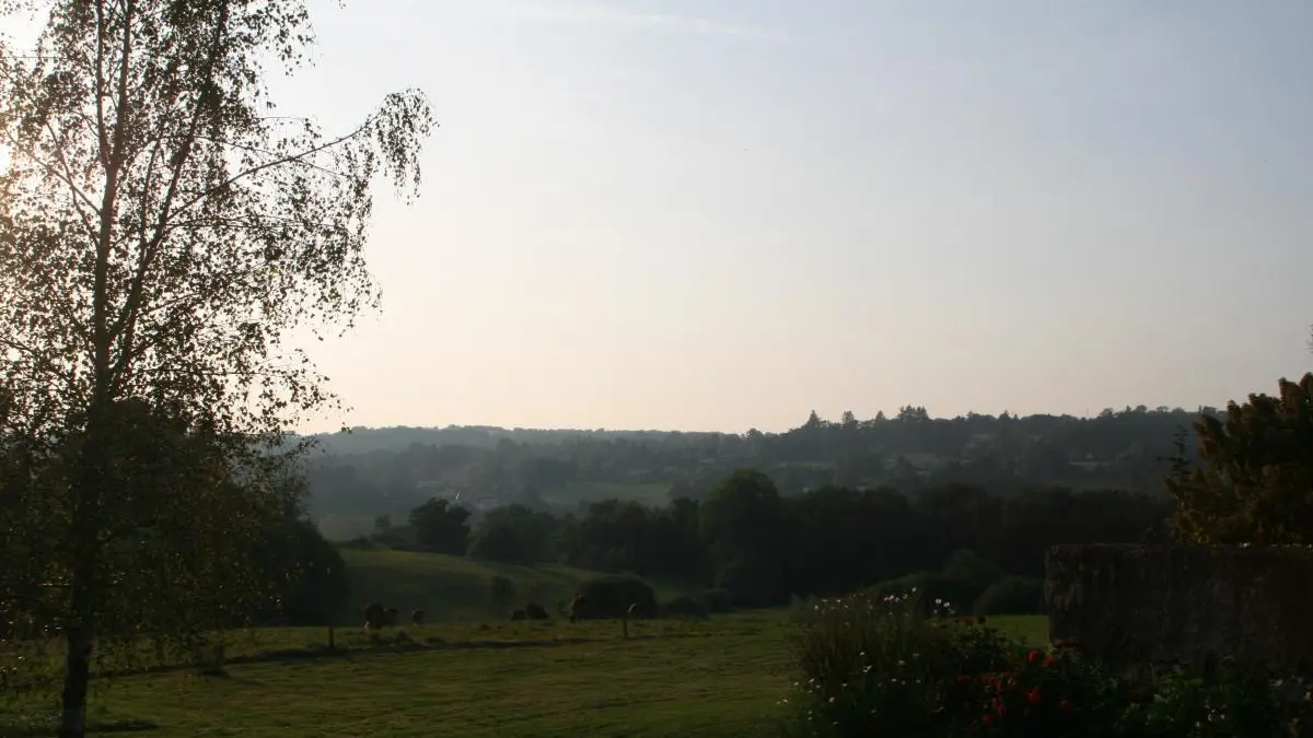 La vue. Gîte 