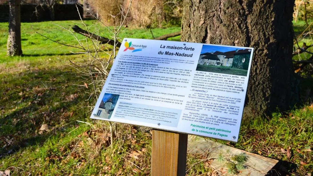 Chemin du Mas Nadaud à Pageas
