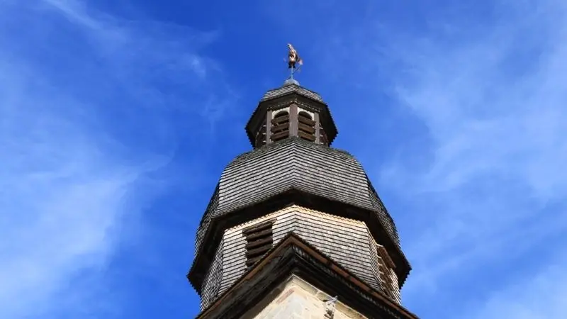 Clocher en bardeaux de châtaignier_2