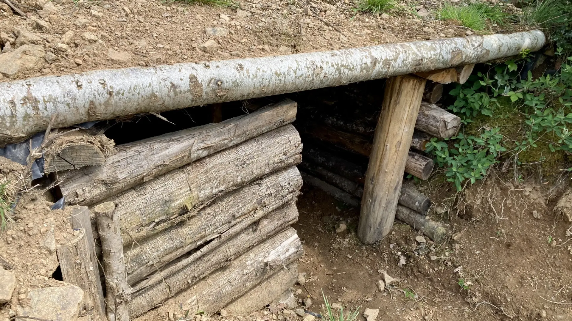 Planque du maquis à St Julien le Petit