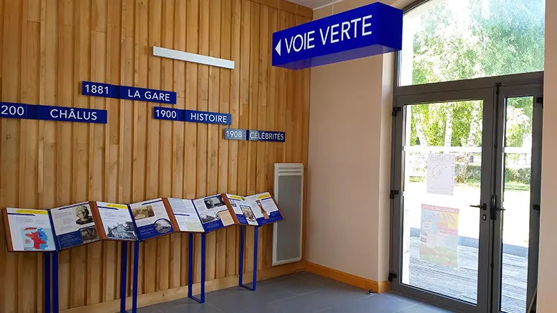 La Voie Verte des Hauts de Tardoire - Gare de Châlus