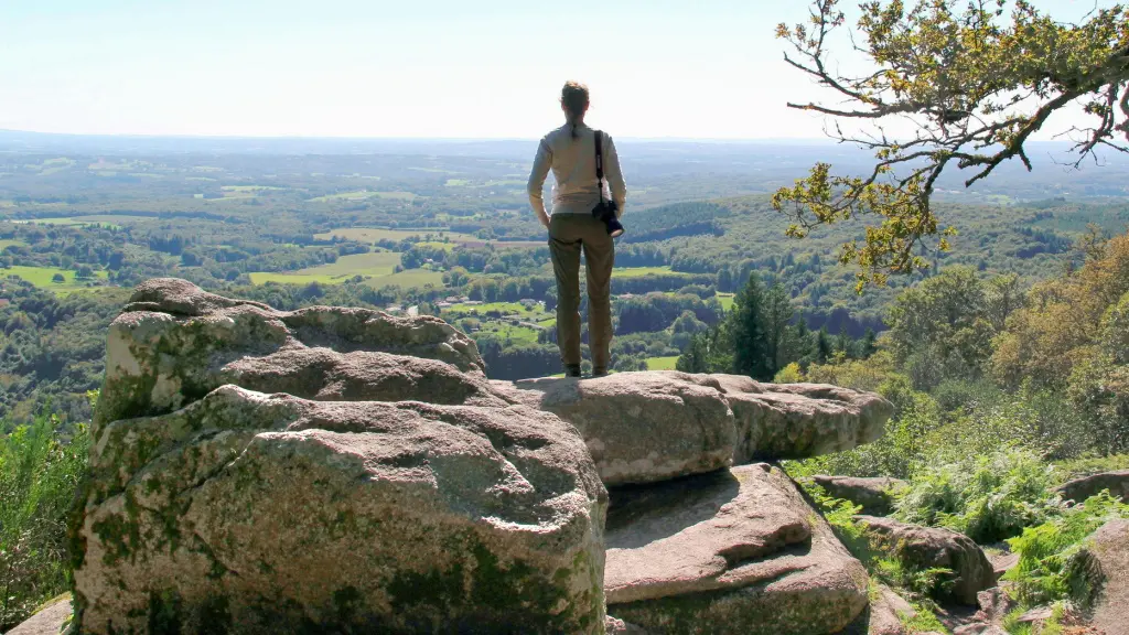 Point de vue à la pierre branlante