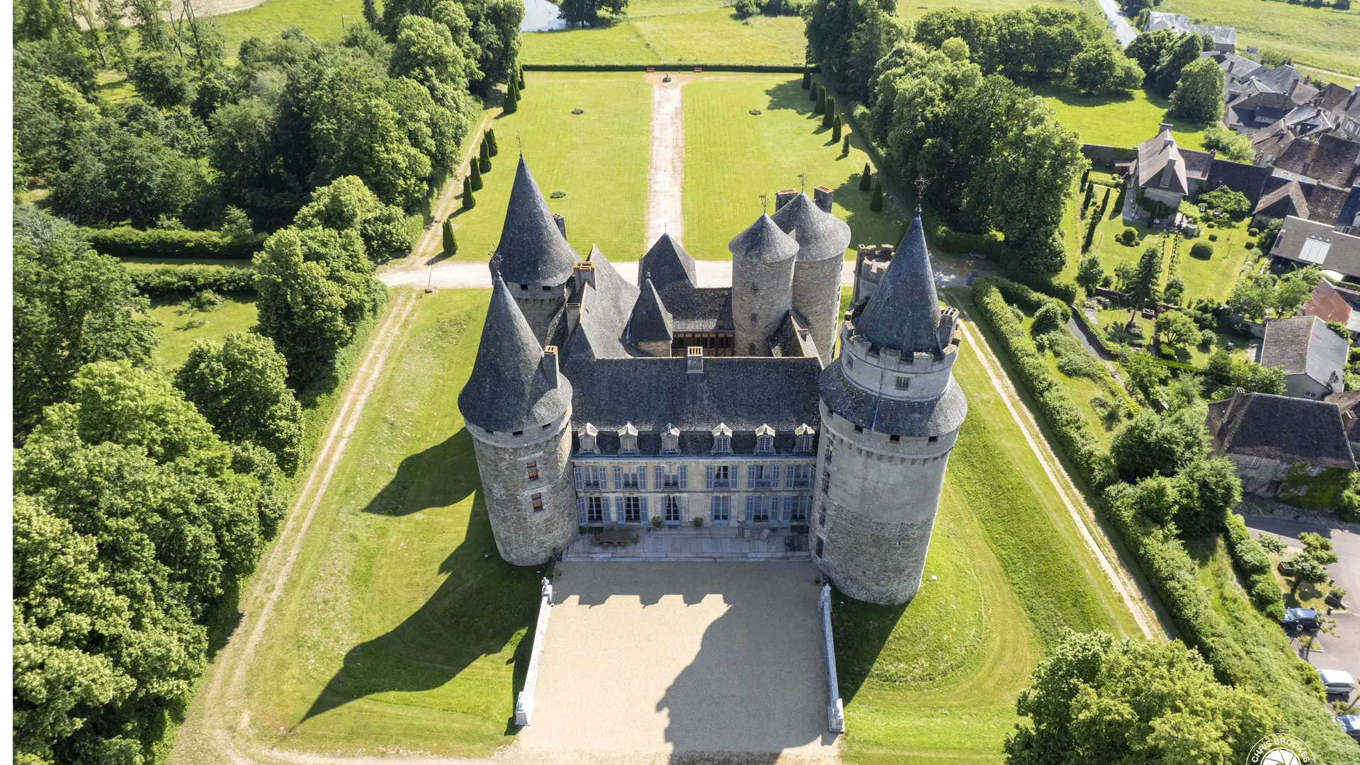 Chateau de Bonneval BACK LANDSCAPE - 1st June 2023 - Chris Brookes Photography JPEG