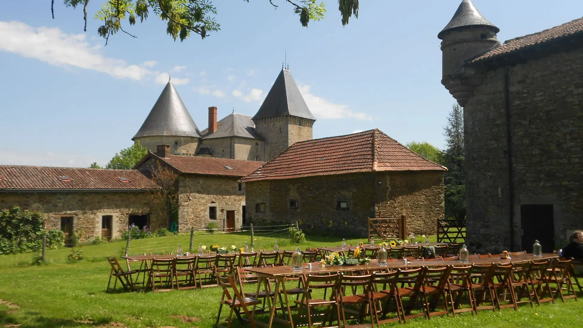 Fête de famille au Château de Brie