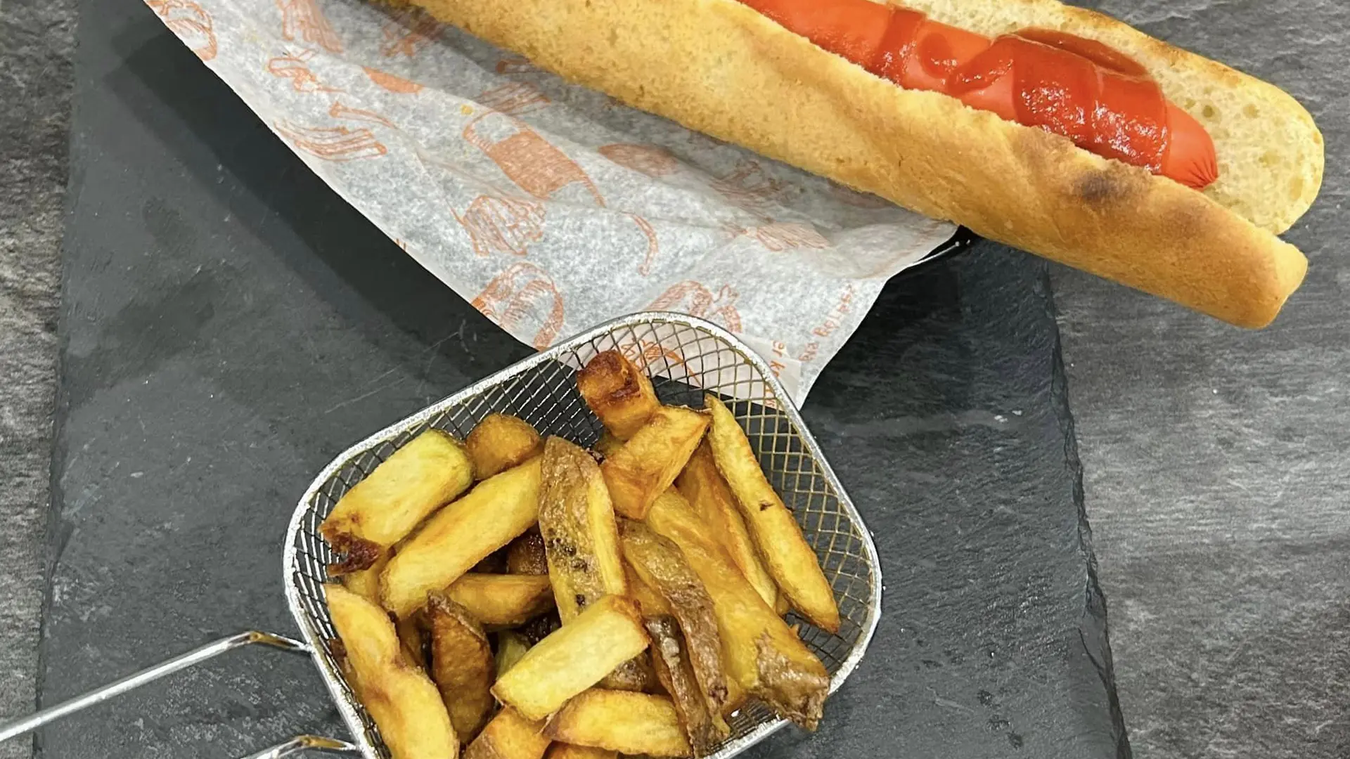 Hot dog frites