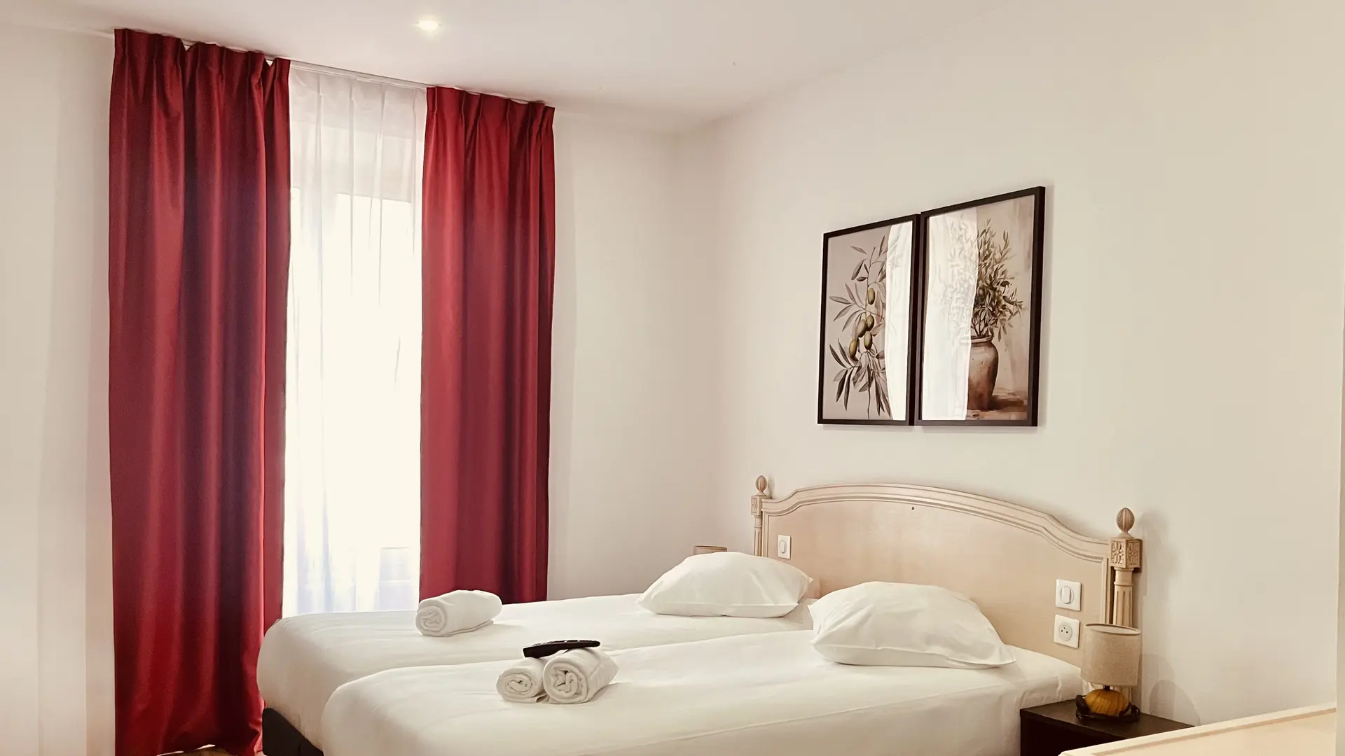 Phôto chambre twin