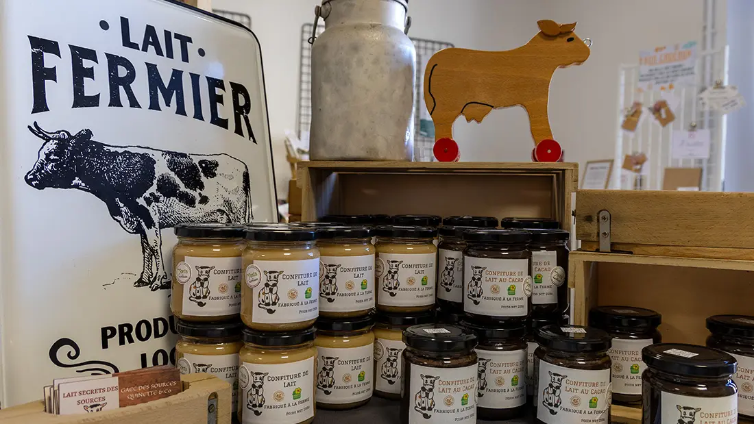 Lait secrets des sources confiture de lait