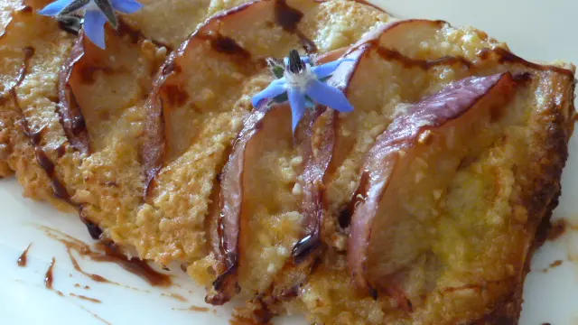 Tarte fine aux brugnons