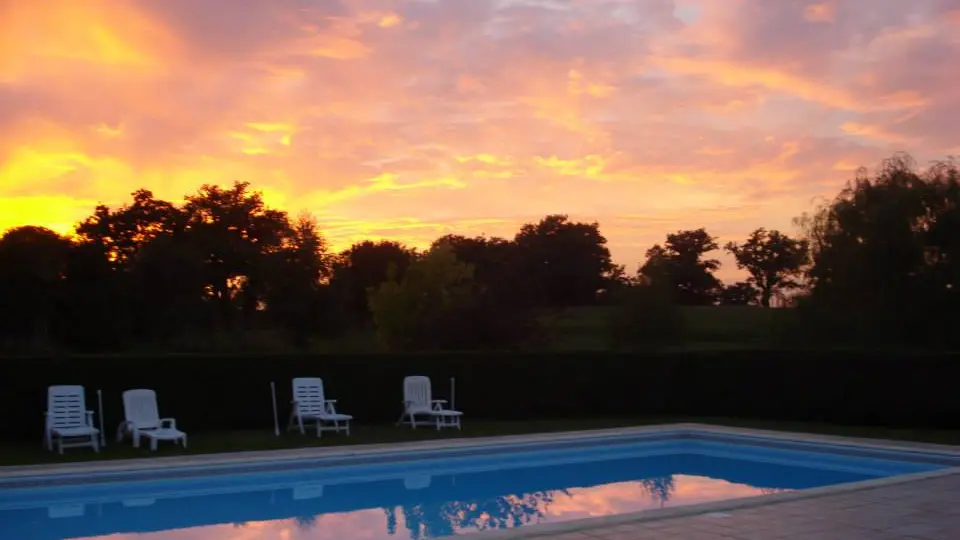 Pool sunset 2