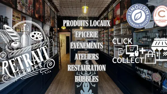 Produits Locaux et fermier, épicerie, restauration & bubble