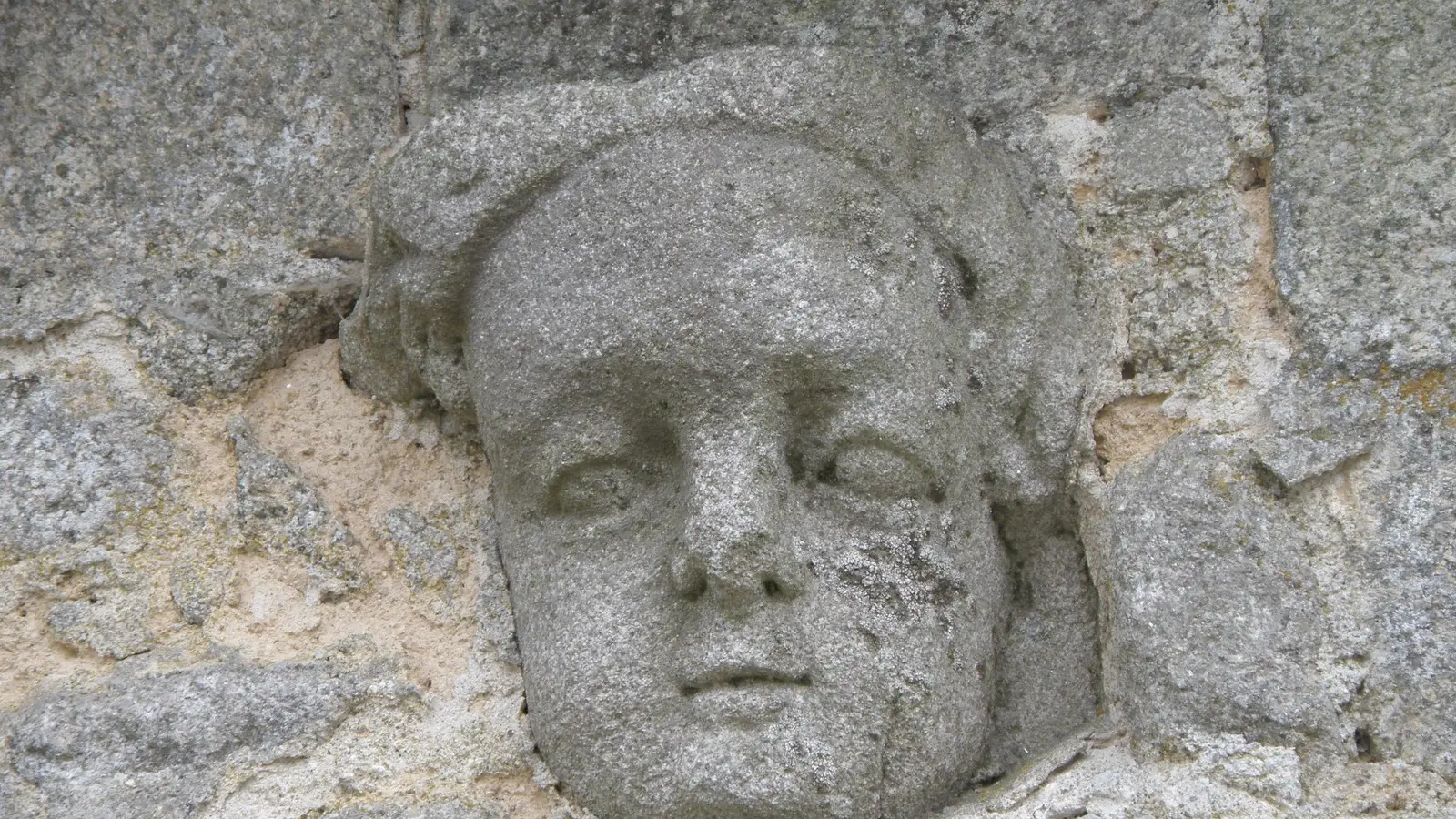 Détail de la chapelle, tête d'ange