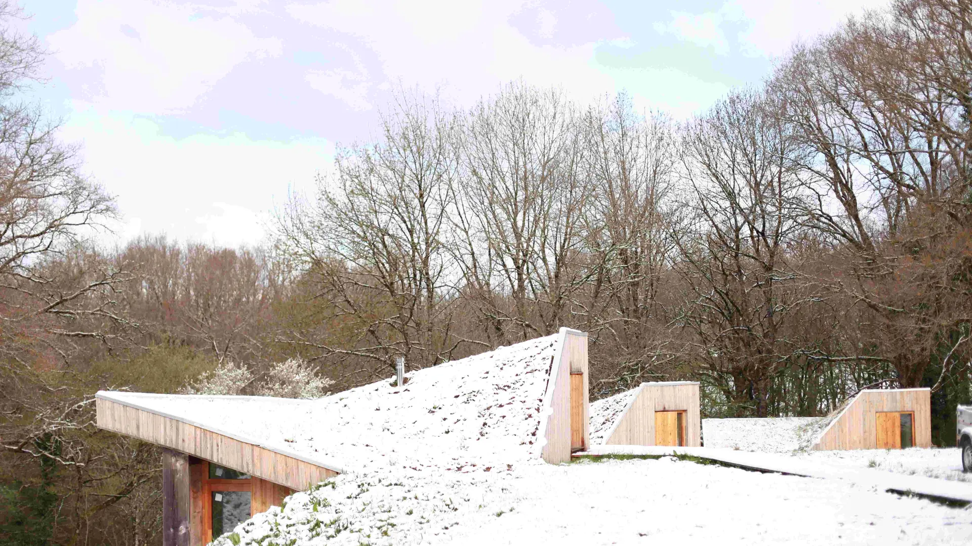 Hébergement insolite - Sous la neige