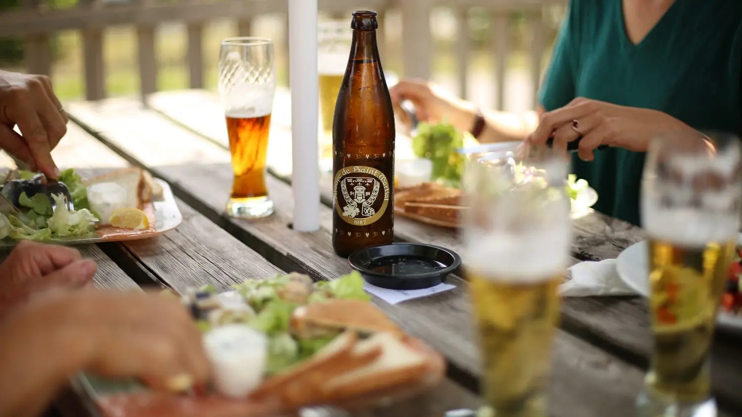 Manger en terrasse (biergarten)