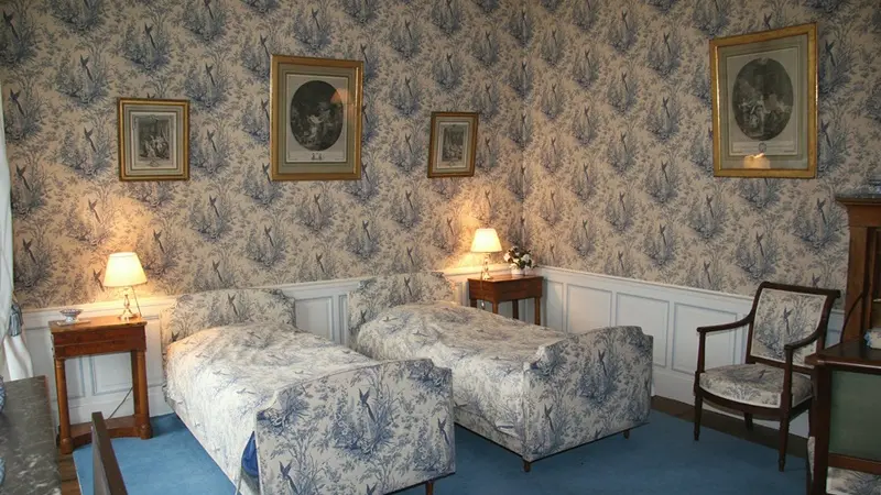 chambre bleue