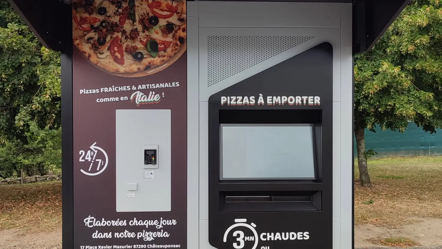 Distributeur de pizza - La Piccola - Bellac