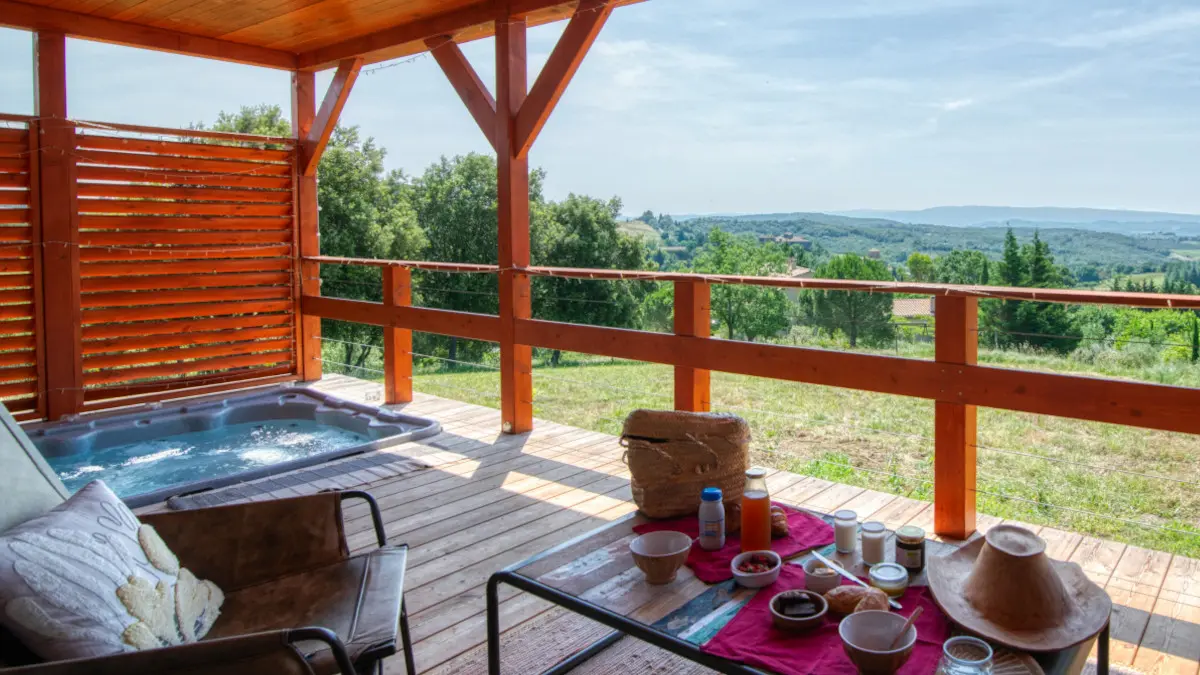 Cabane de luxe A perte de vue 2