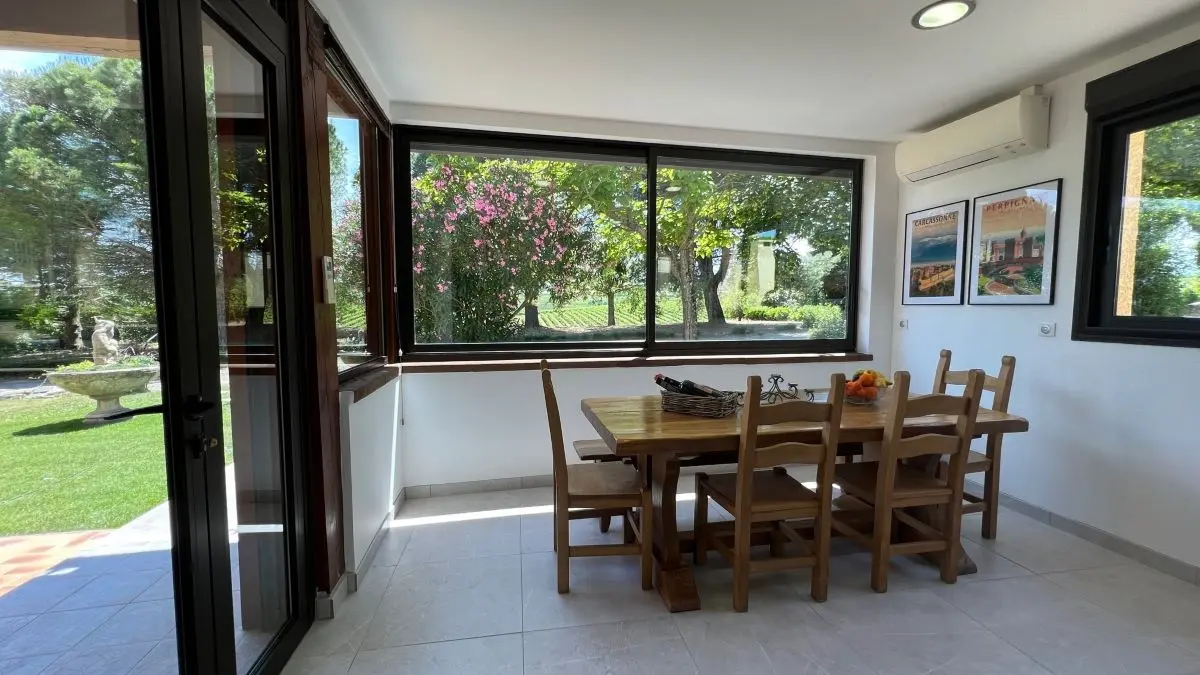 Dining area with stunning views